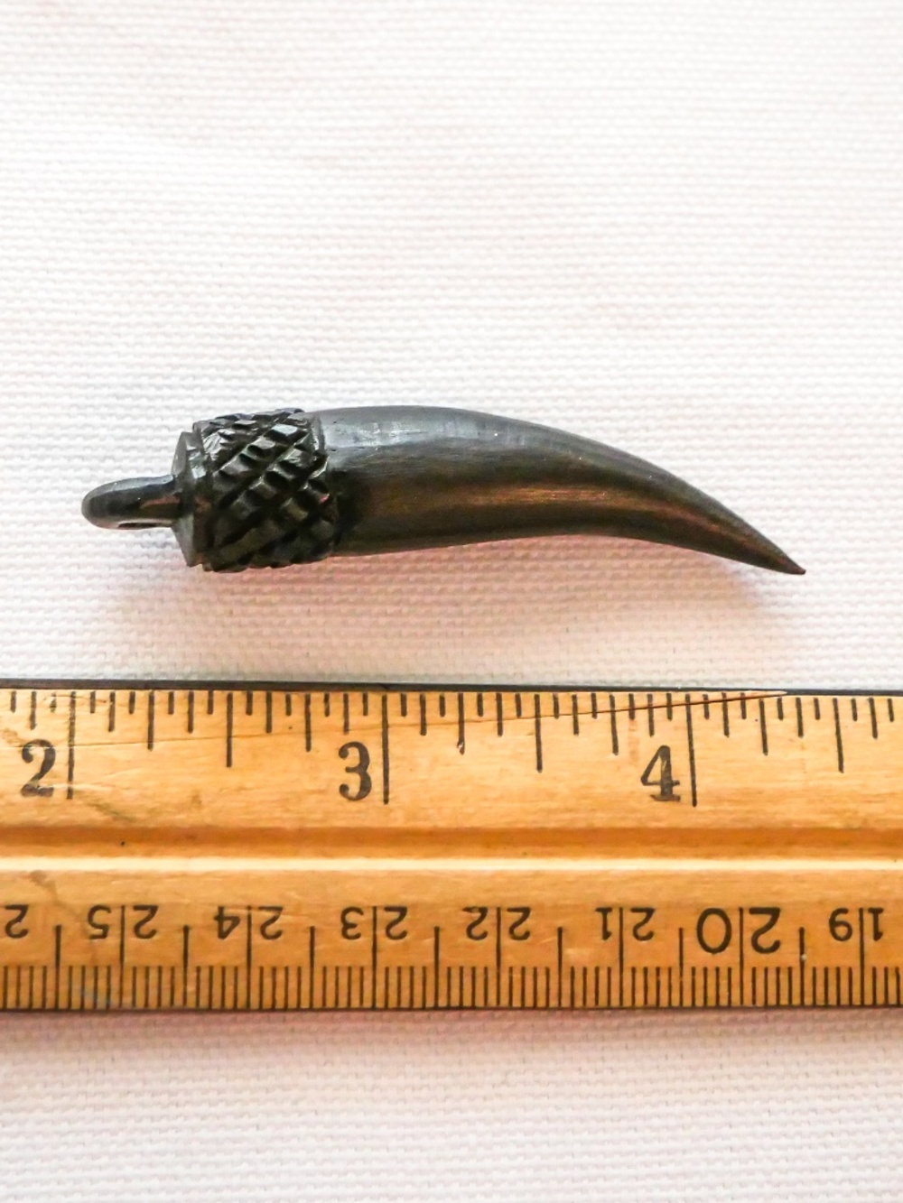New - Hand Carved Wooden pendant that you can use to make your own necklace